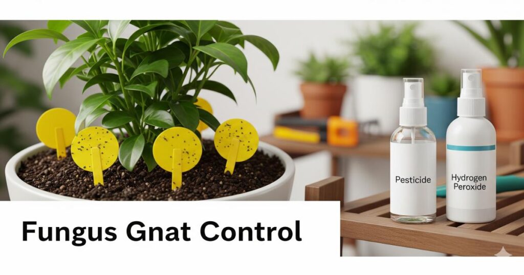 뿌리파리 박멸하는 법: 빅카드 vs 과산화수소 효과 비교 (지긋지긋한 날파리 퇴치)