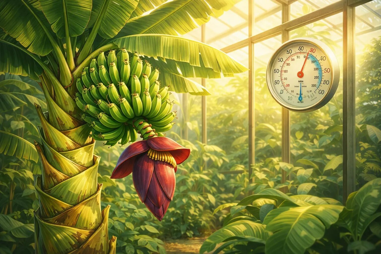 바나나 열매를 맺기 위한 최적의 생육 환경