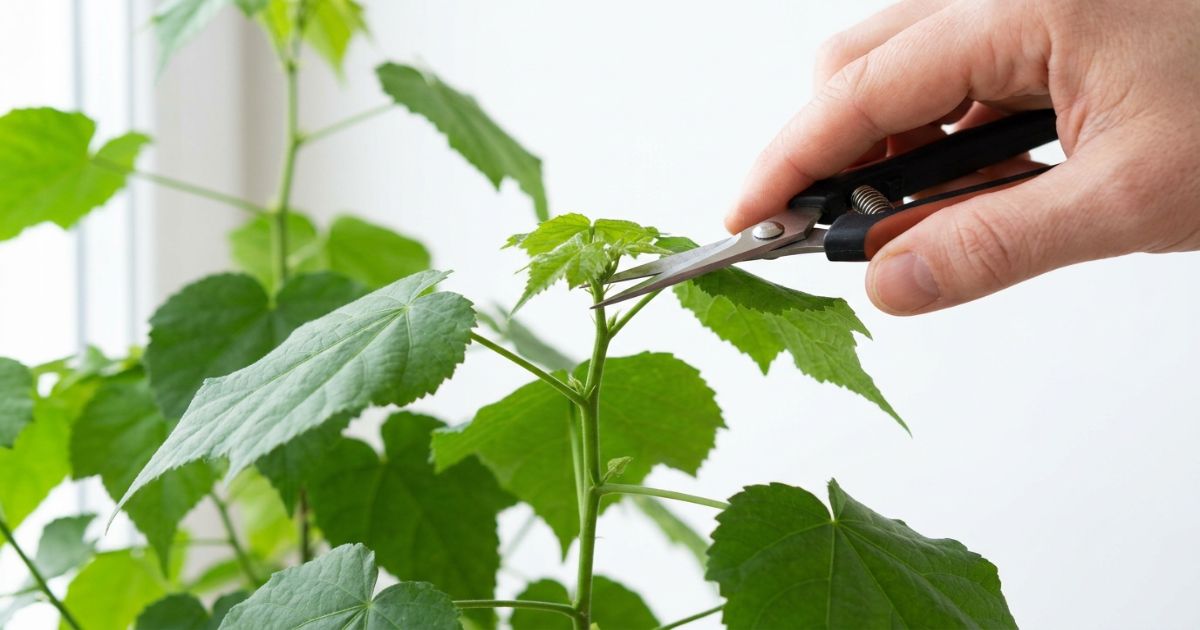 abutilon-pruning-technique 아부틸론 가지치기 수형 잡기