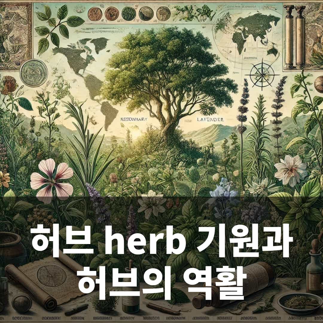 허브 herb 기원과 허브의 역활 가드닝홈센터