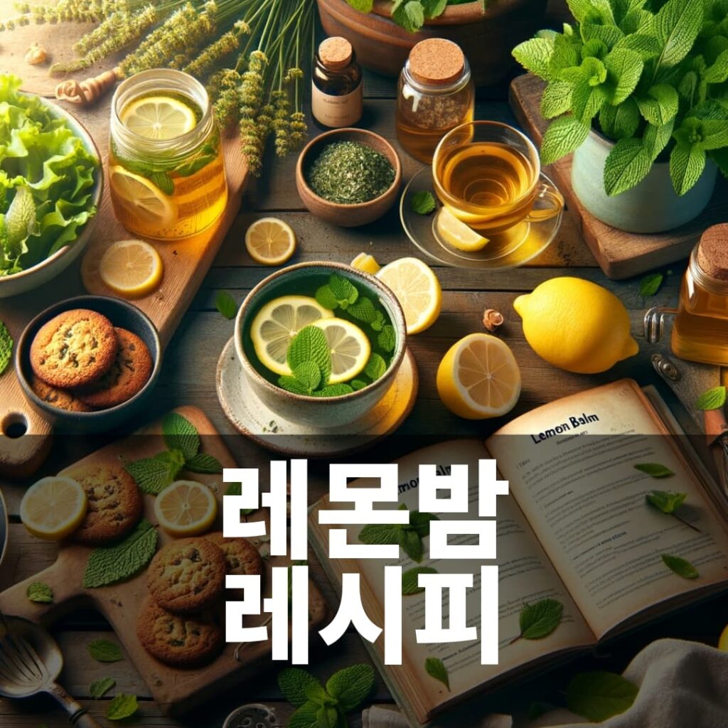 레몬밤 레시피