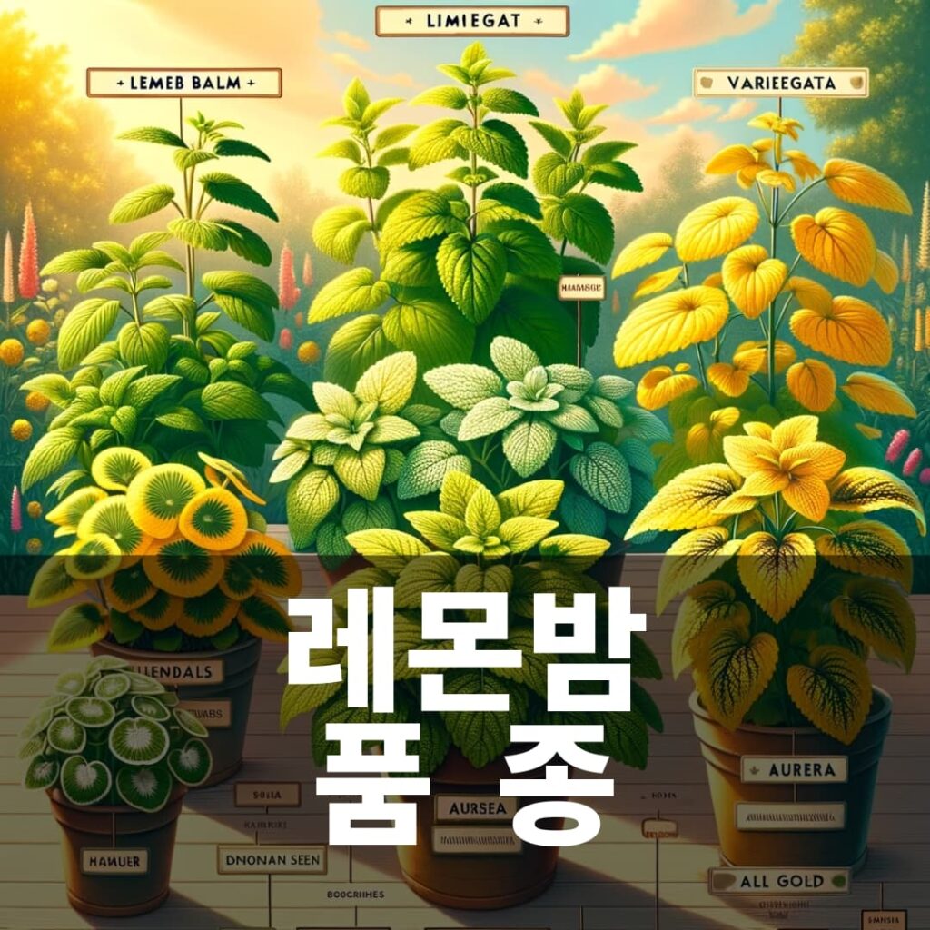 레몬밤 품종