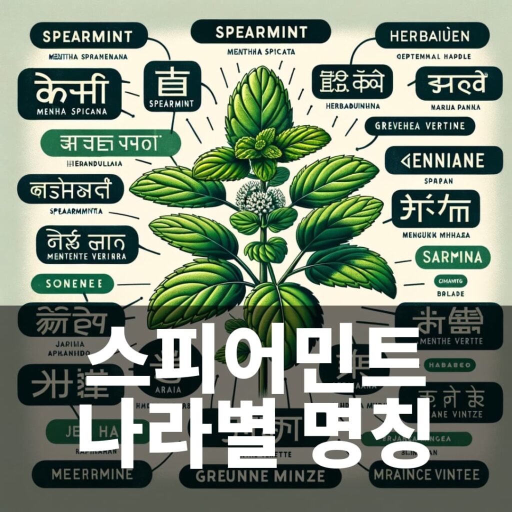 스피어민트 기원 및 역사