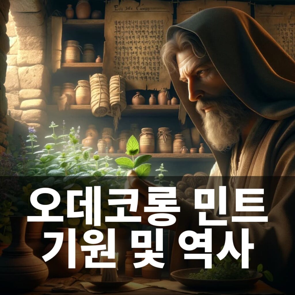 오데코롱민트 기원 및 역사