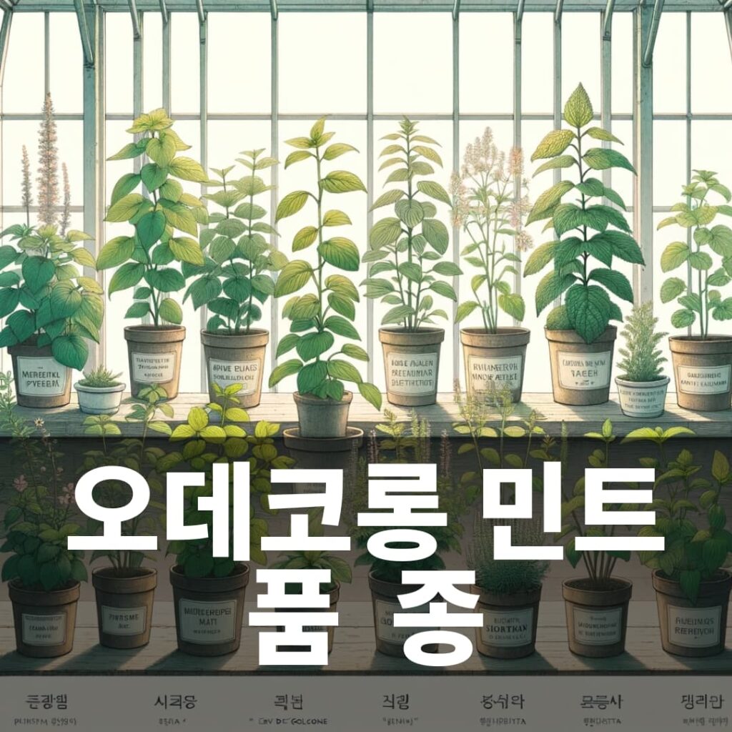 오데코롱민트 품종