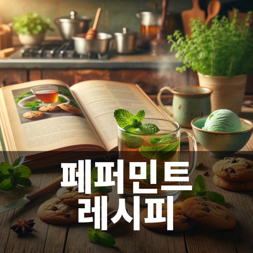 페퍼민트 레시피