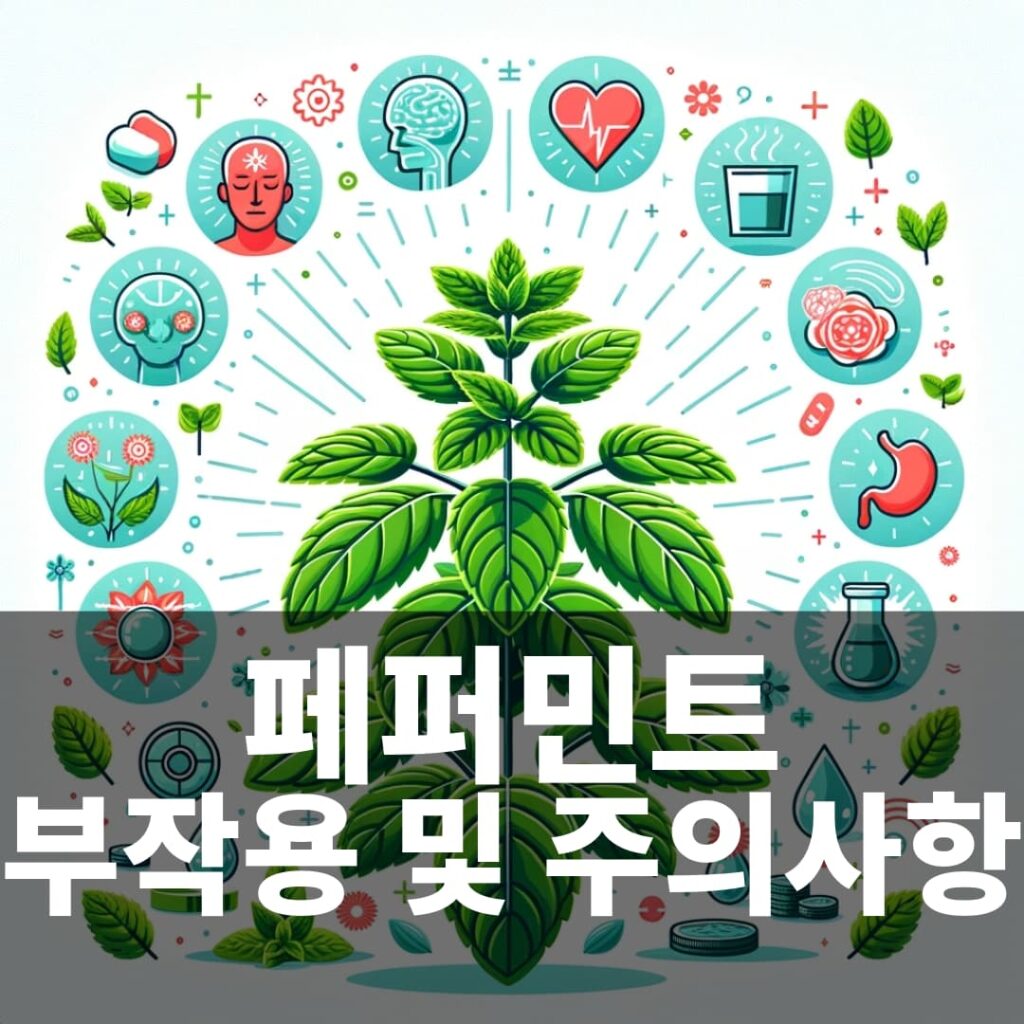 페퍼민트 부작용 및 주의사항