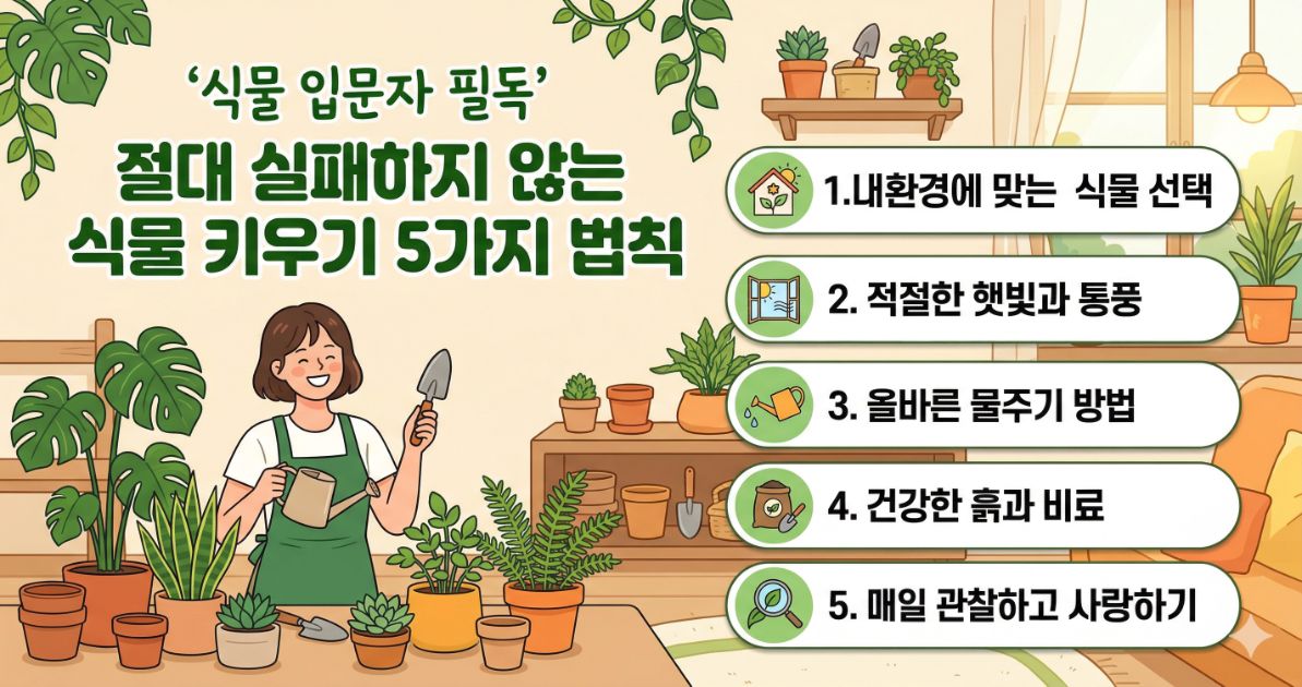 초보 식물 키우기