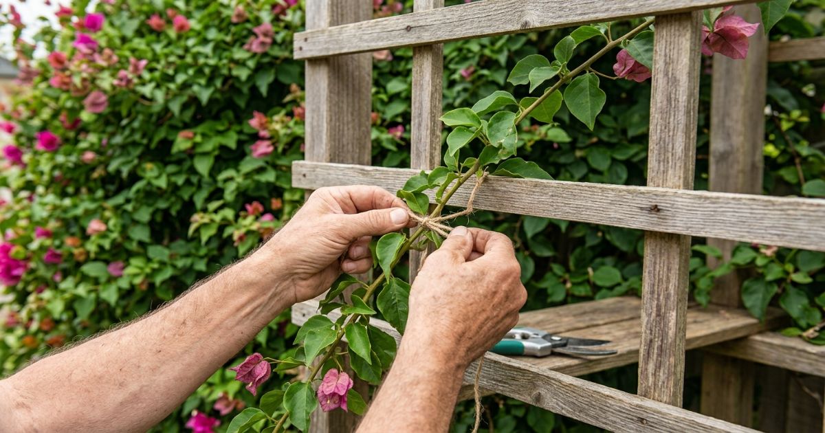 부겐빌레아 가지치기 및 줄기 유도