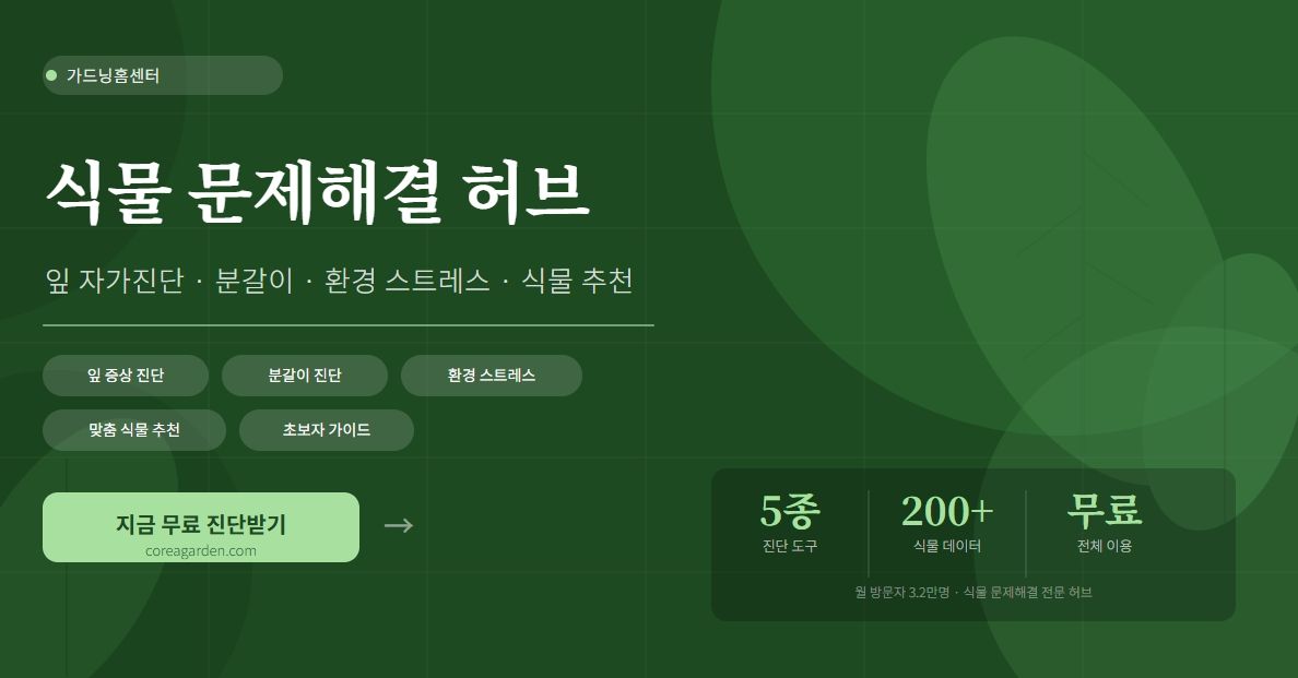 식물 문제해결 허브