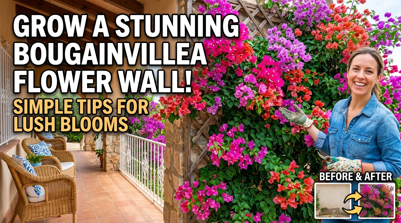 부겐빌레아 키우기 화려한 베란다 꽃벽