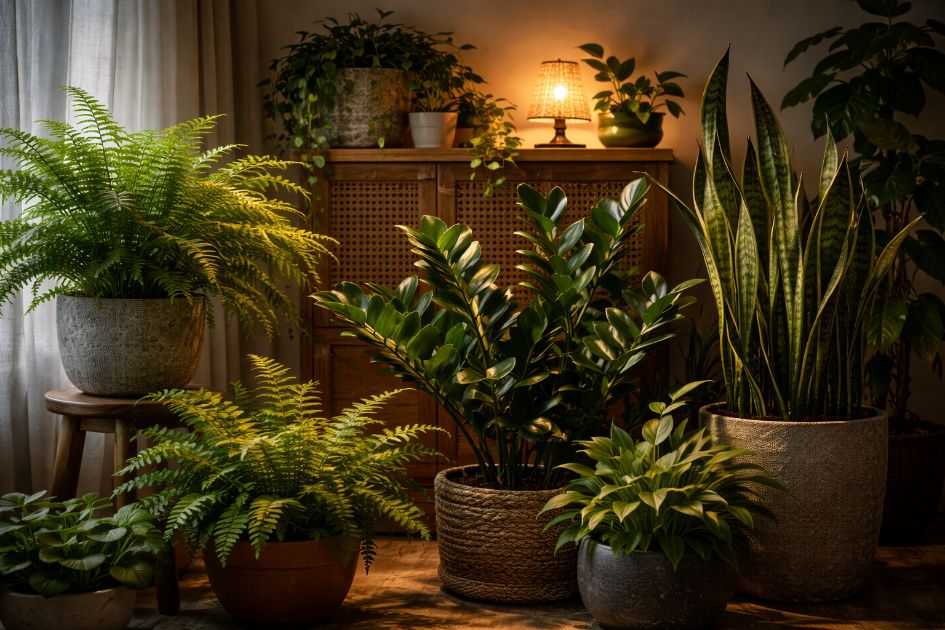 반음지 공기정화식물