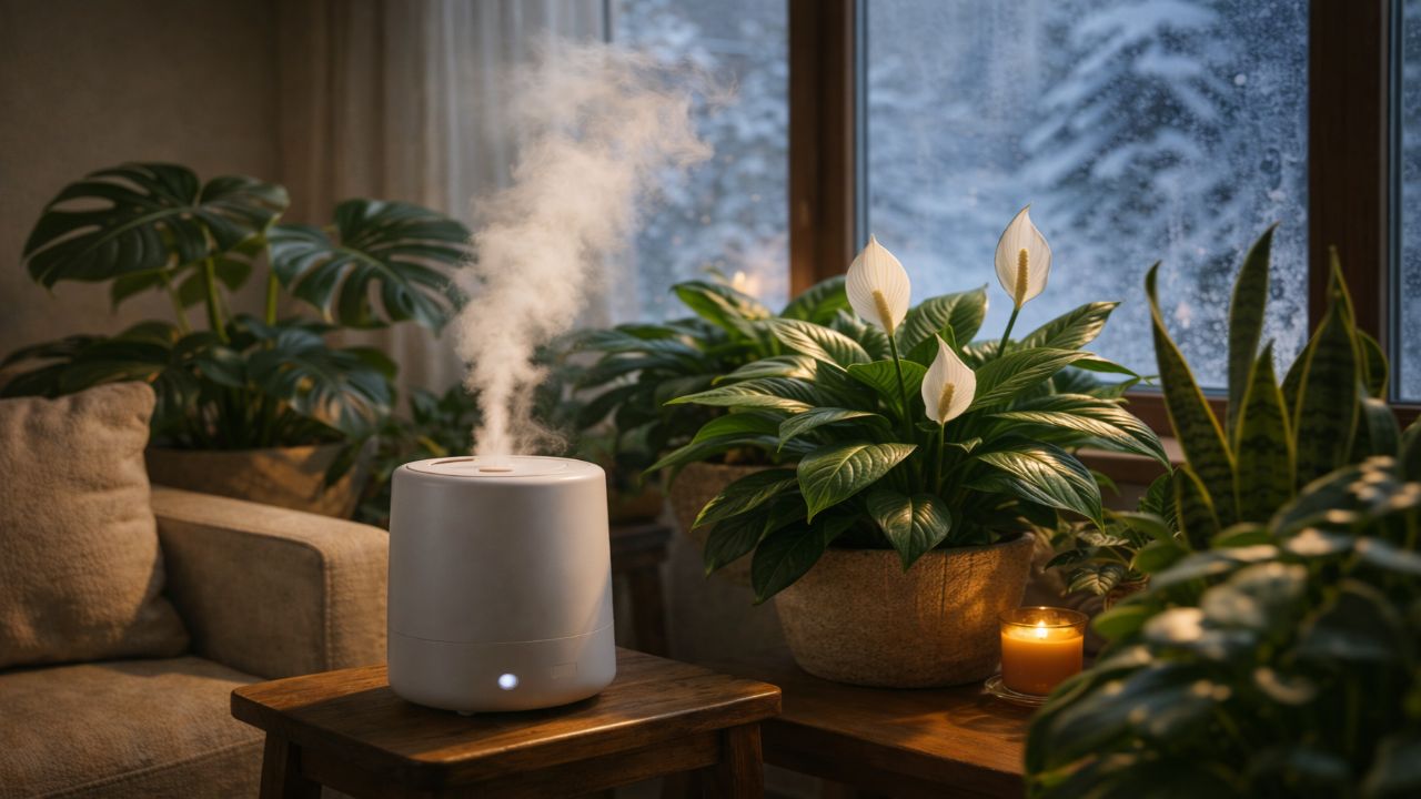 겨울철 식물 관리, 냉해 예방과 적절한 습도 유지