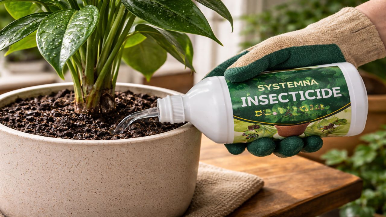 systemic-insecticide-application 깍지벌레 살충제 살포 및 침투이행성 약제 사용법